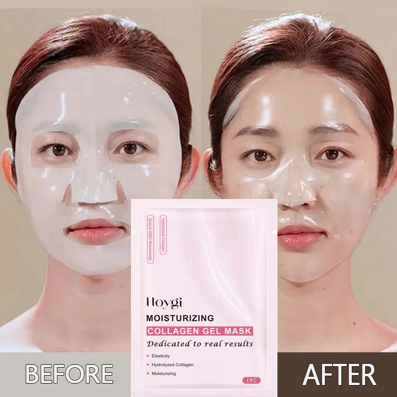 Hoygi Bio Collagen Hydro-Gel Face Mask – Firm & Brighten Collagen Face Mask Oasis Select