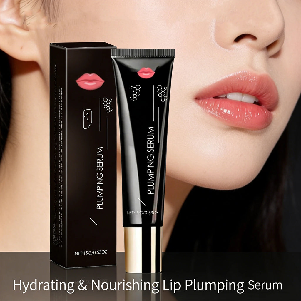 Plumping Serum for Lip Fade Fine Lines Lip Volumizing Serum for Smoother,Fuller Lips Sexy Enhance Lip Elasticity Lips Care 15g Oasis Select
