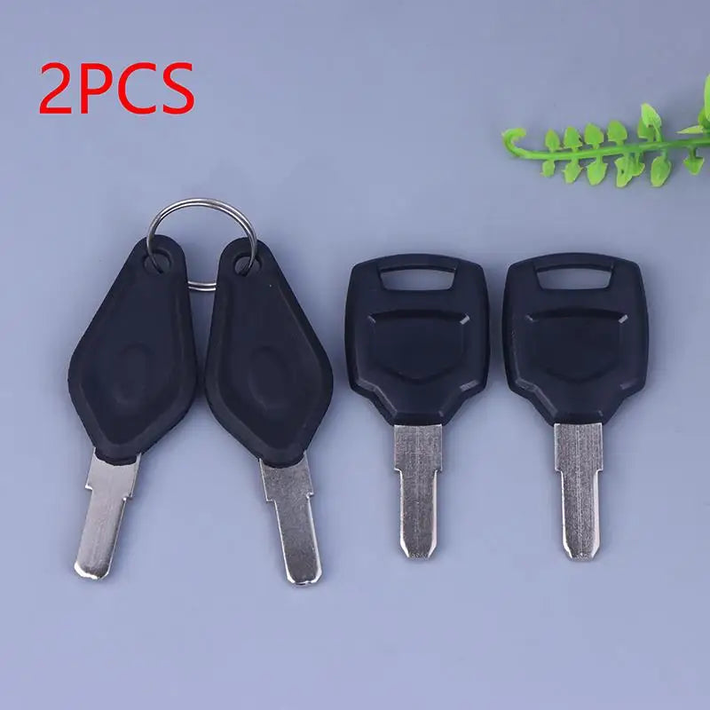 2Pcs Disc Detainer Lock Key Blank Embryo Tools Part DMS Motorcycle Trunk Storage Box Tail Box Lock Key Embryo Oasis Select