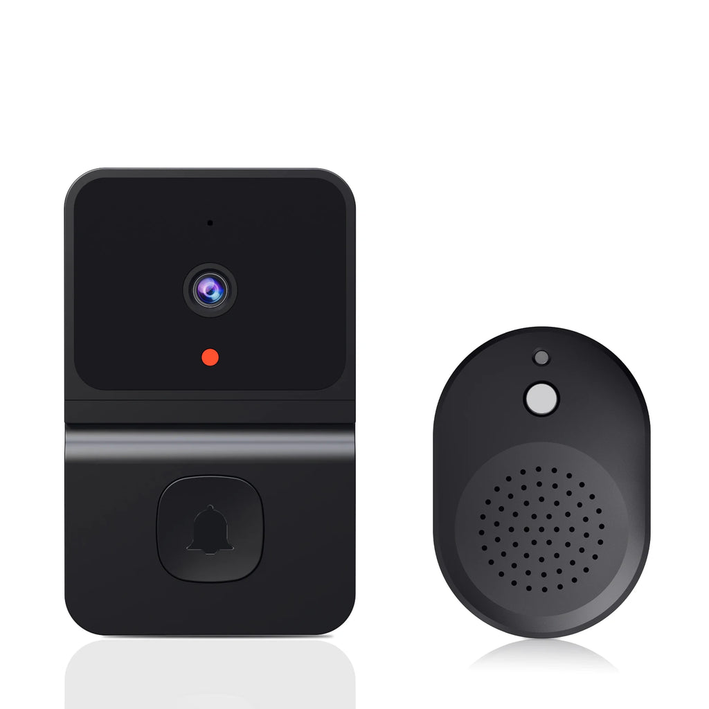 Wireless Doorbell WiFi Outdoor HD Camera Security Door Bell Night Vision Video Intercom Voice Change For Home Monitor Door Phone Oasis Select black