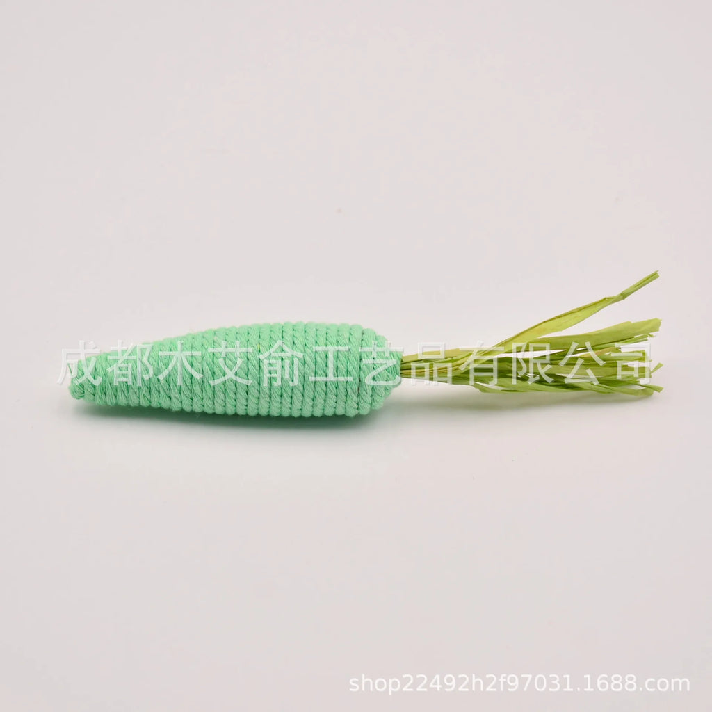 Easter Carrot Tray Decoration Twine Decoration Scene Layout Oasis Select Light green 15cm