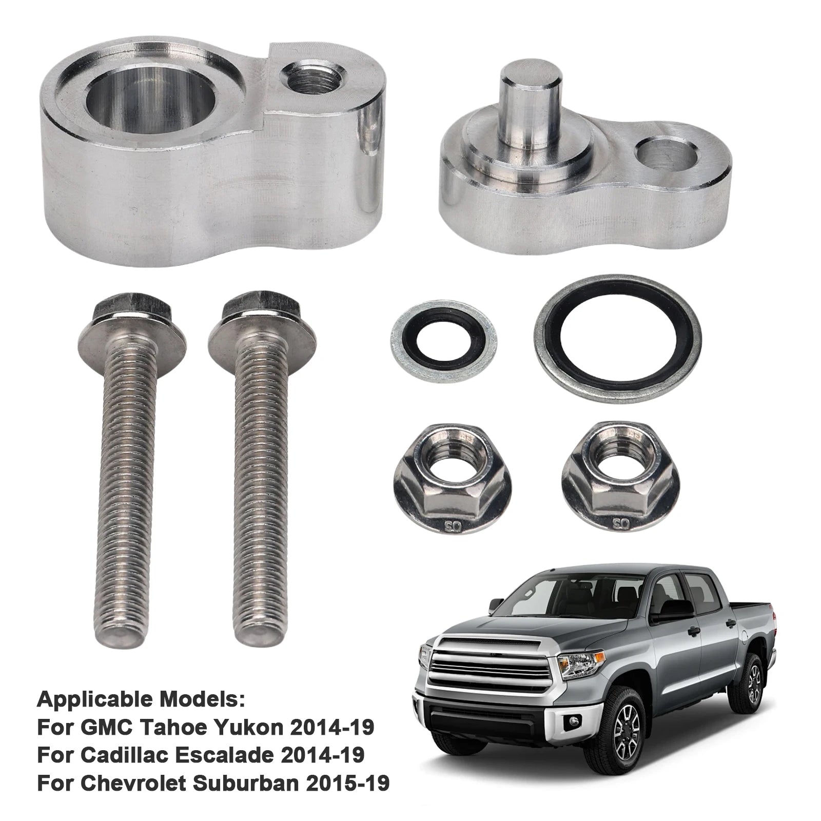 Rear Air A/C Block-Off Kit for Chevy Suburban 2015-19 for Cadillac Escalade 2014-19 for GMC Yukon 2014-19 Oasis Select