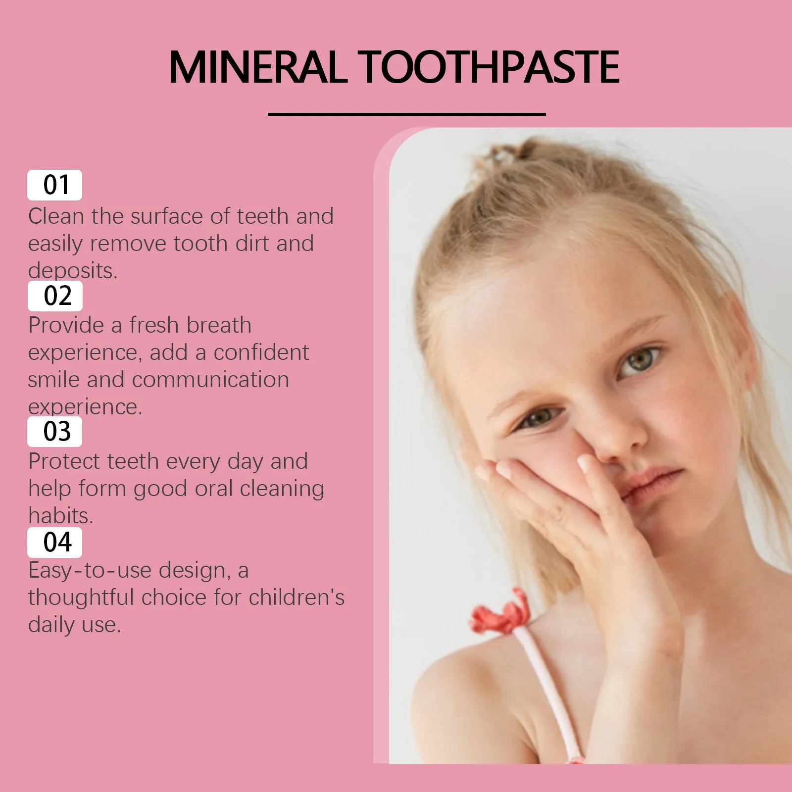 Strawberry Kids Toothpaste For Teeth Whitening Deep Cleansing Interdental Prevent Tooth Decay Protect Enamel Repair toothpaste Oasis Select