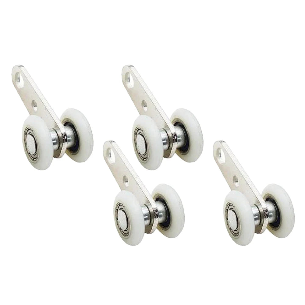 2/4pcs Sliding Door Pulley Hanging Track Pulley Block For Smooth Sliding Door Cabinets Roller Curtain Accessories Bearing Wheel Oasis Select A 4PCS