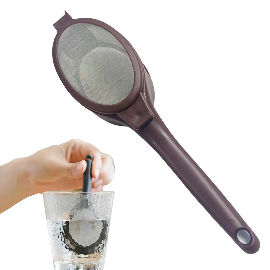 Coffee Capsule Powder Filter Spoon Tea Strainer Spoon Coffee Filter Spoon Portable Fine Mesh Filter with Handle for Coffee Tea Oasis Select