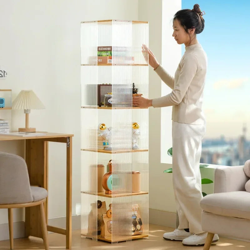 Multi-functional Storage Box Cosmetics Cabinet Dormitory Desk Shelf Skin Care Products Perfume Lipstick Finishing Display Stand Oasis Select