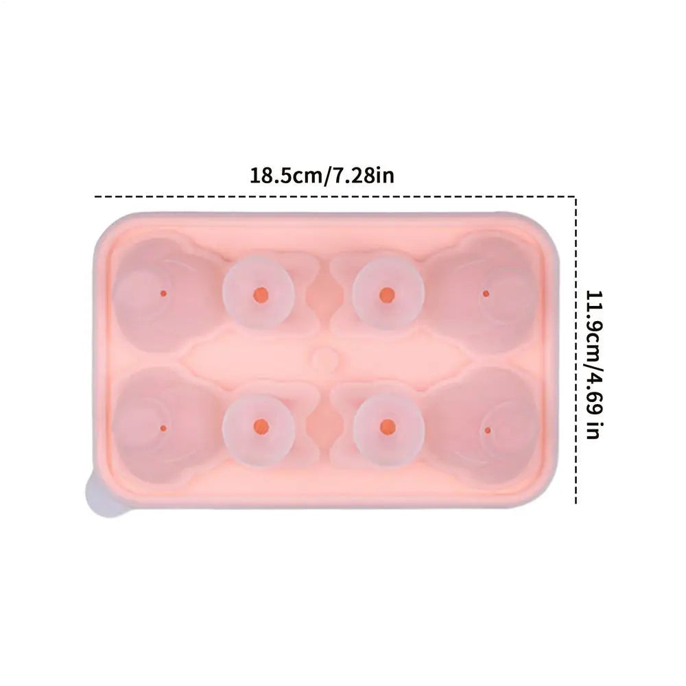 Silicone Ice Cubes Ice Ball Molds Animal Shape Ice Cubes Cat Ice Cubes Cat Ice Cubes Mold Home Ice Box Gadgets Ice Tray tools Oasis Select Pinks