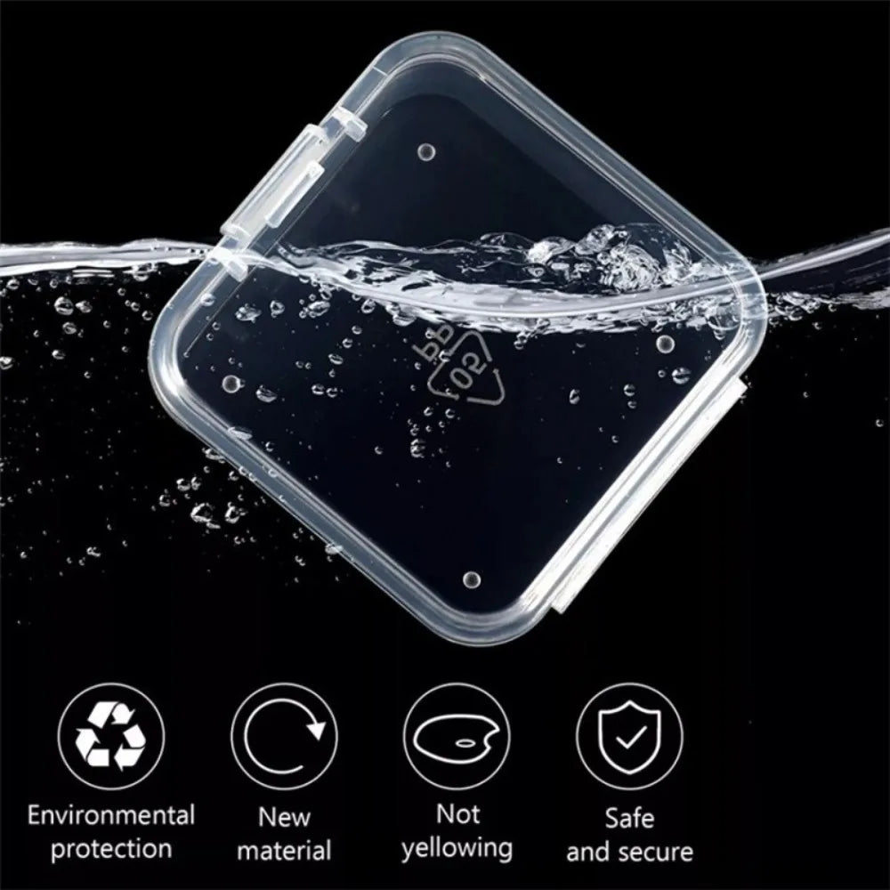 Transparent PP Square Jewelry Storage Box | Dustproof Organizer