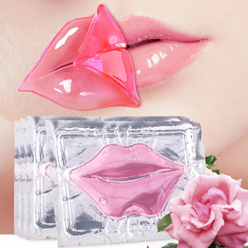 BIOAOUA Crystal Collagen Lip Mask Patches – 20 Pack Collagen Lip Mask Oasis Select