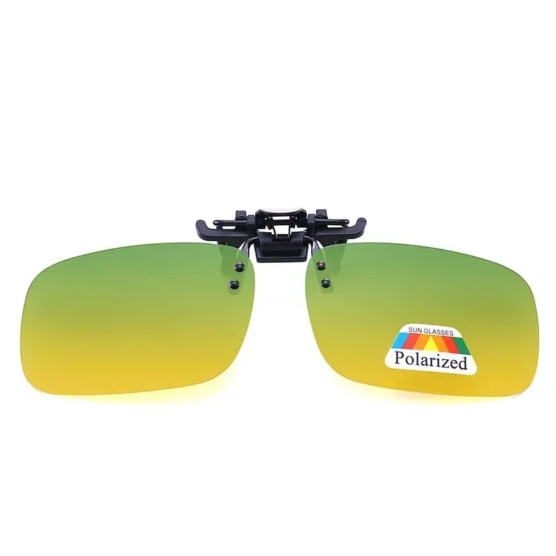 Polarized Sunglasses Clips Glasses Clip Driving Night Vision Eyeglasses UV400 Outdoor Shades High Definition Sun Glasses Clips Oasis Select