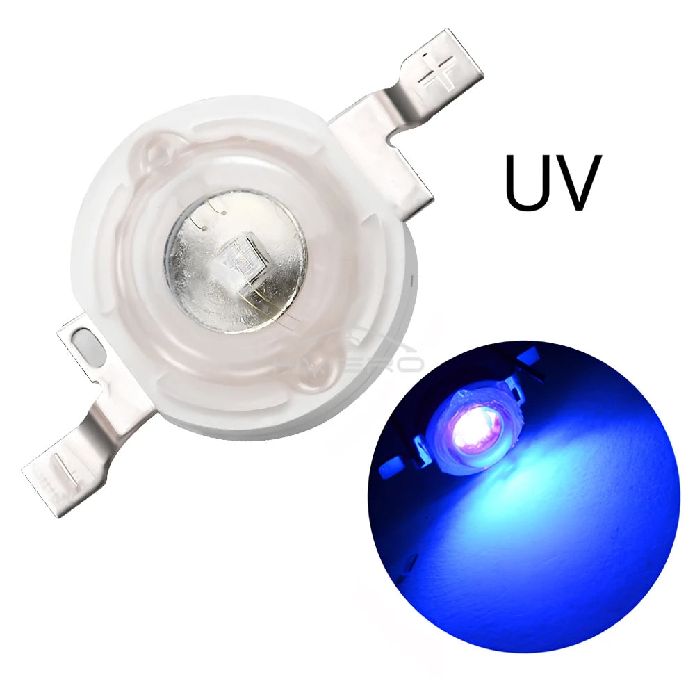 1W High Power LED Chip Diodes – Multi-Color DIY Bulb Pack