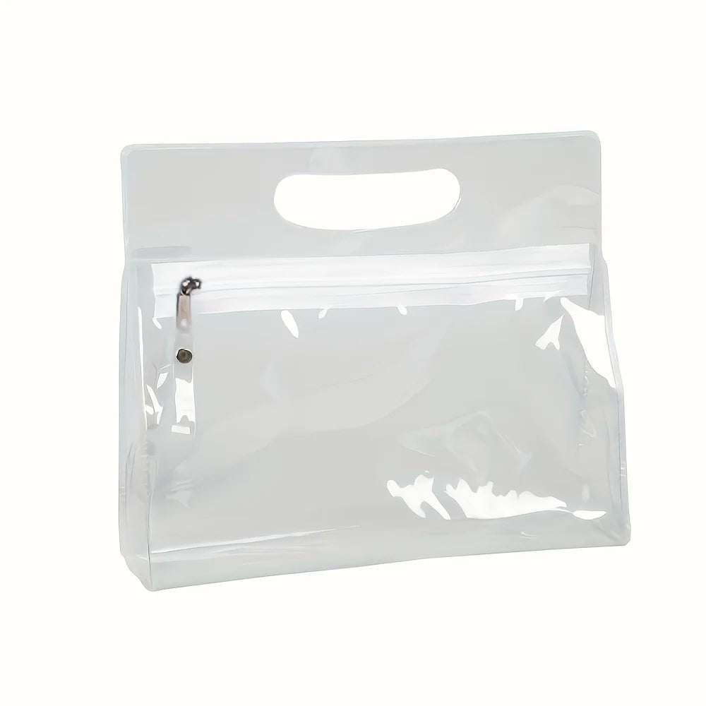 Portable Swimming Gear Bag,a Durable Zippered Pouch for Swimwear and Beach Essentials, Convenient for Travel Oasis Select Transparent
