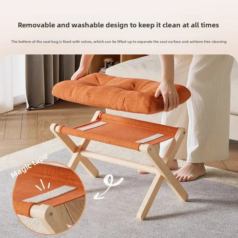 Folding footstool household living room sofa footstool table foot support office footrest workstation foot support Oasis Select
