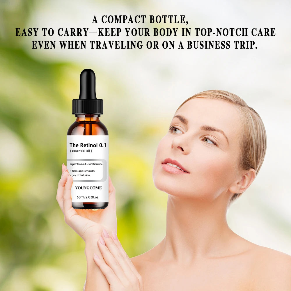 Retinol Face Serum – Vitamin E & Hyaluronic Acid | YOUNGCOME Retinol Face Serum Oasis Select