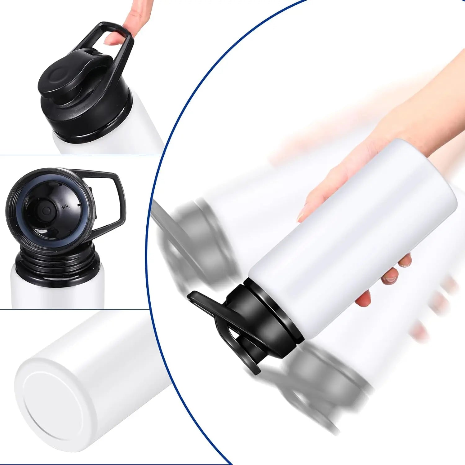 Aluminium Sports Water Bottle – BPA-Free, Leak-Proof & Lightweight