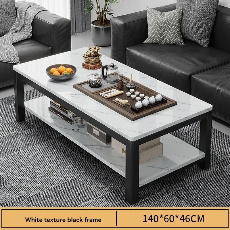 Tea table, living room, household, small apartment, next to sofa, office, marble patterned color tea table, tea table Oasis Select white A-140-60