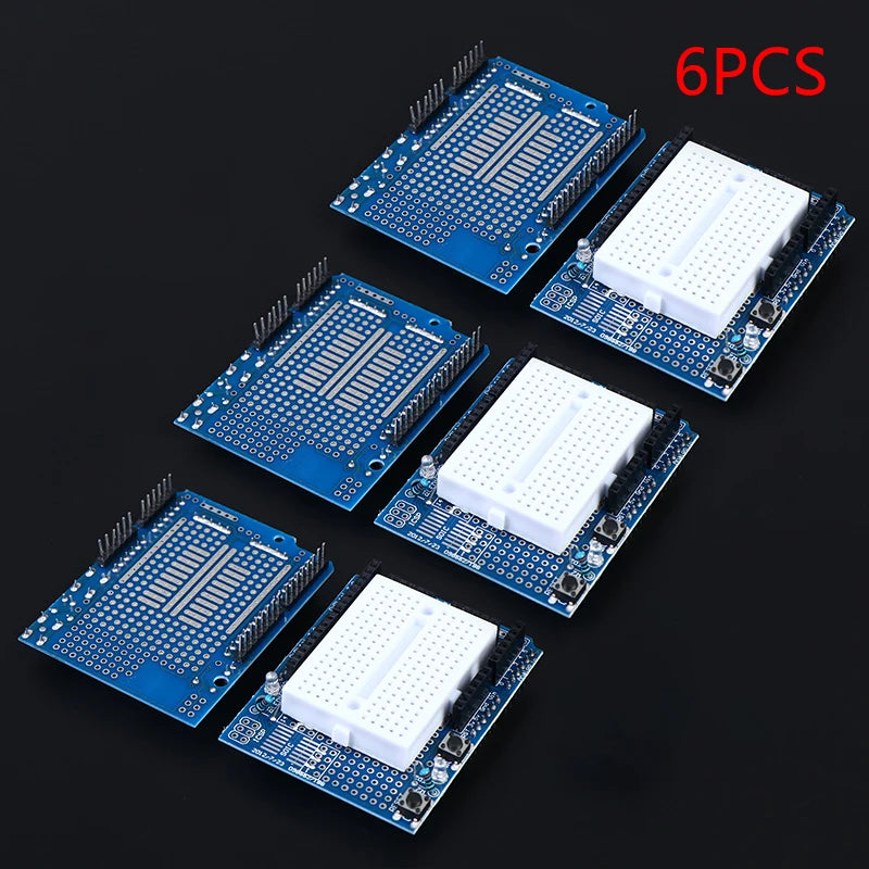 For Proto Shield Prototype Expansion Board With SYB-170 Mini Breadboard Based For Arduino Oasis Select 6PCS