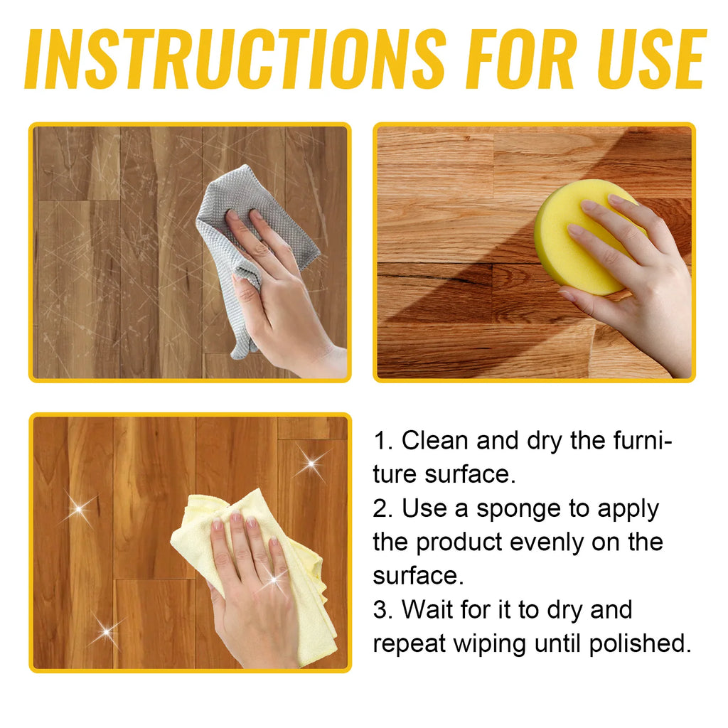 Beewax Wood Floor Cleaner Clean Wooden Floor Desk Product Polish Oil Shine Cleaning Dirt Stain Prevent Moisture Insect Cleaner Oasis Select