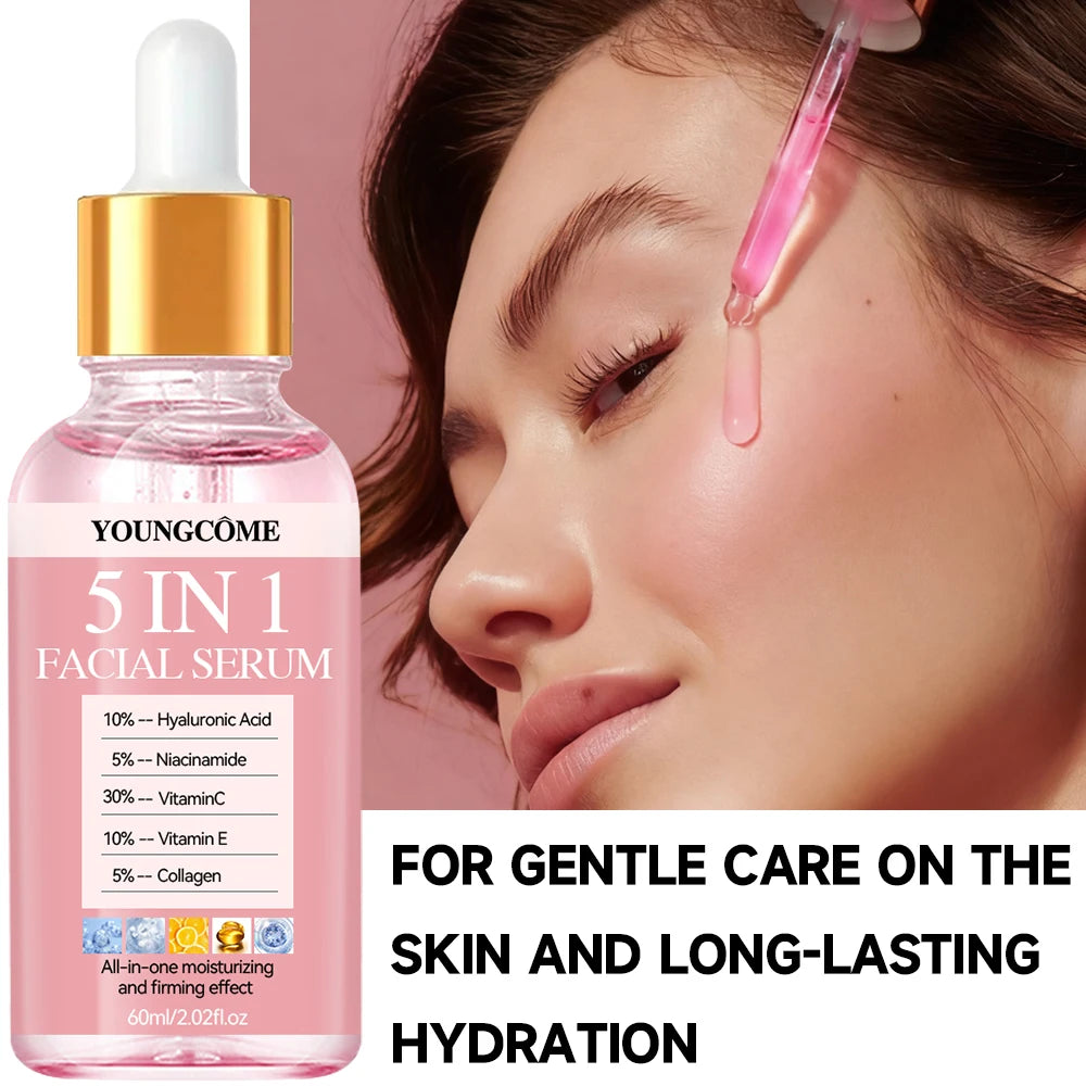 YOUNGCOME 5-in-1 Hyaluronic Acid Face Serum & Cream Set Face Serum & Cream Set Oasis Select