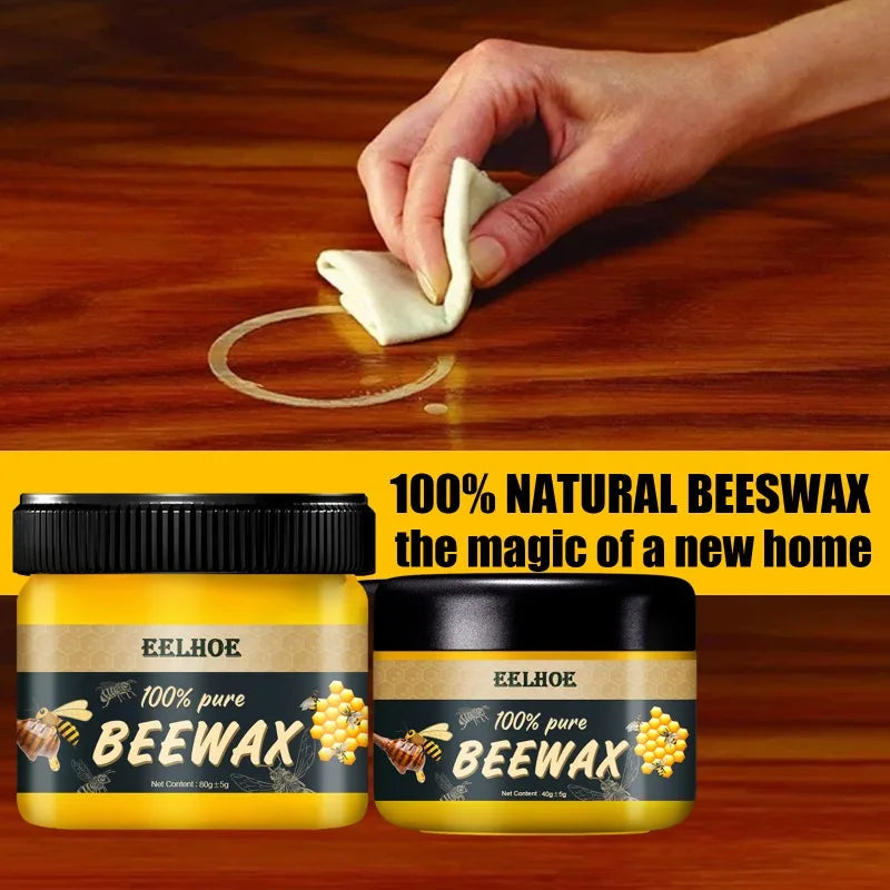 Natural Beeswax Furniture Wood Products Brightening Care Waterproof Wear-resistant Wood Maintenance Wax Anti-cracking Floor Wax Oasis Select