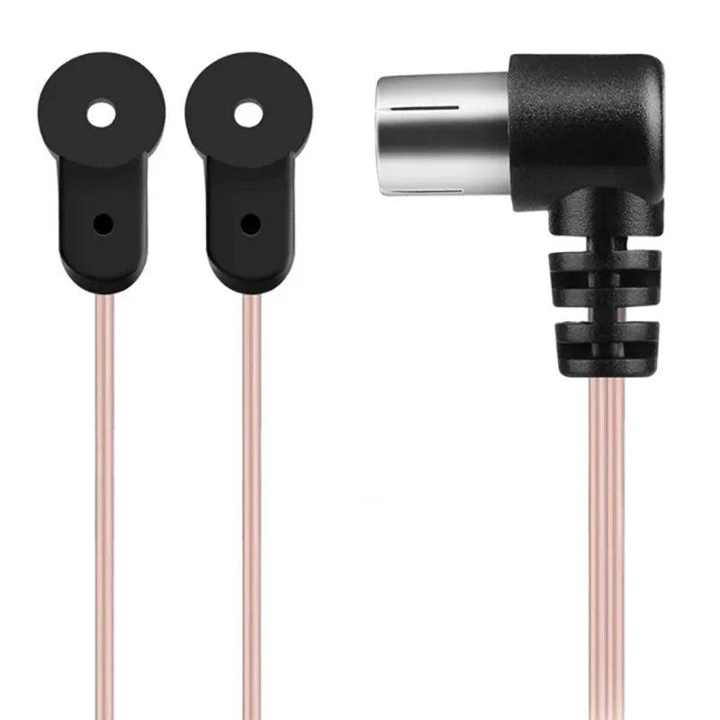2m/6.6ft 520-1710MHZ FM Radio Antenna 75 Ohm F Type Male Plug For Car Radio Stereo Signal Receiver Aerial Accessories Oasis Select