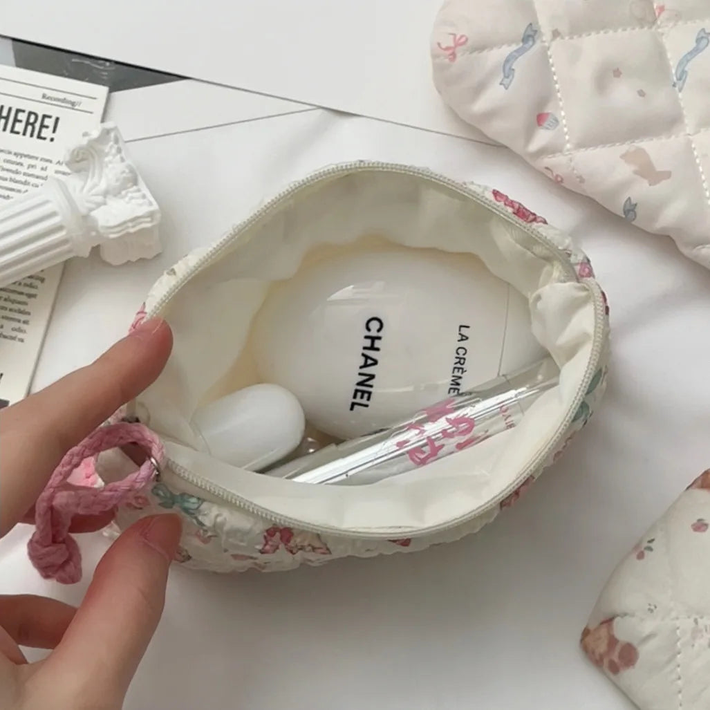 Cute Travel Cosmetic Lipstick Earphone Card Small Portable Storage Bag Purse Mini Makeup Handbags Pouch Organizer In Make Up Bag Oasis Select