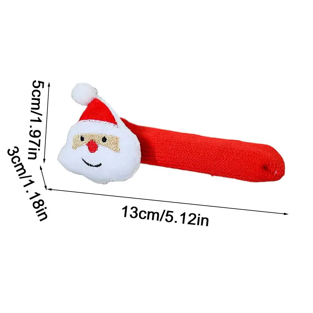 NEW Christmas Decorations Door Handle Covers with Hanging Bells Soft Christmas Decors Xmas Pendant For Festives Accessories Oasis Select