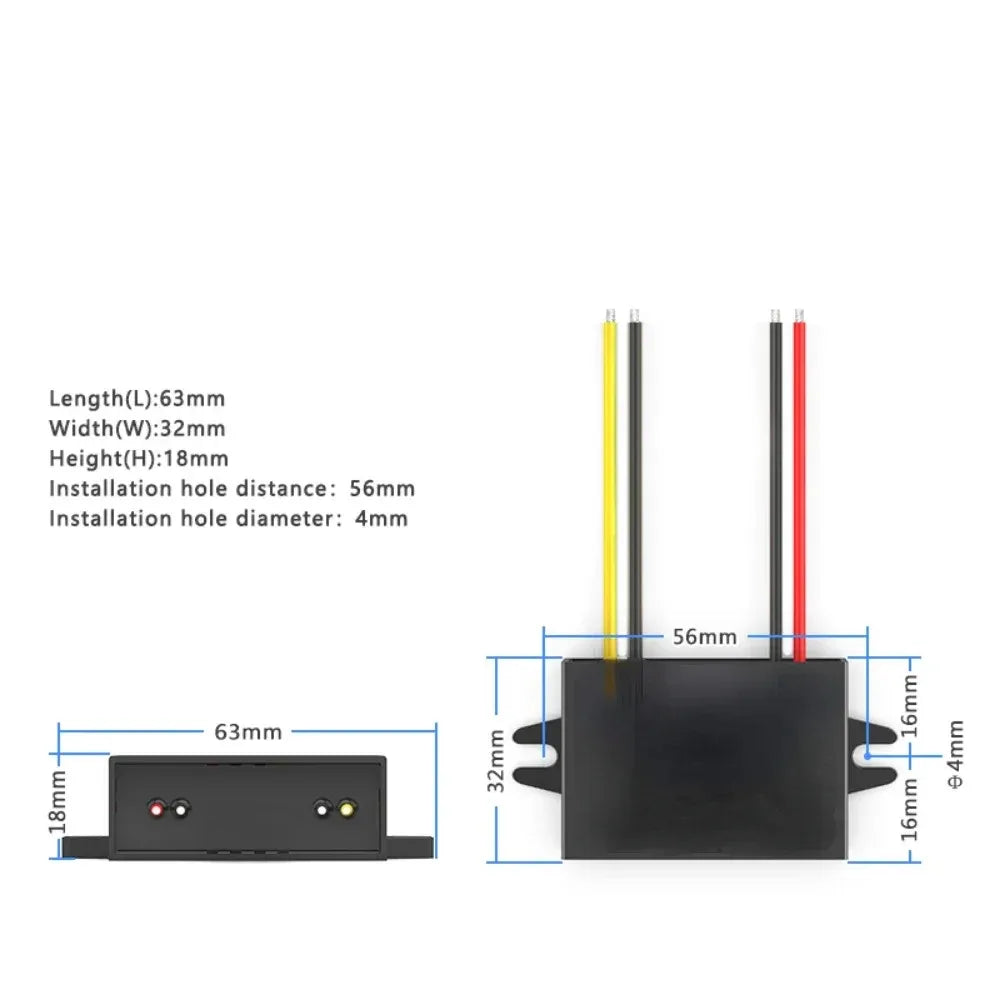 12V to 24V Vehicle Power Transformer Module Converter Power Booster Converter Step Up DC/DC Converters 12 Volt to 24 Volt Oasis Select