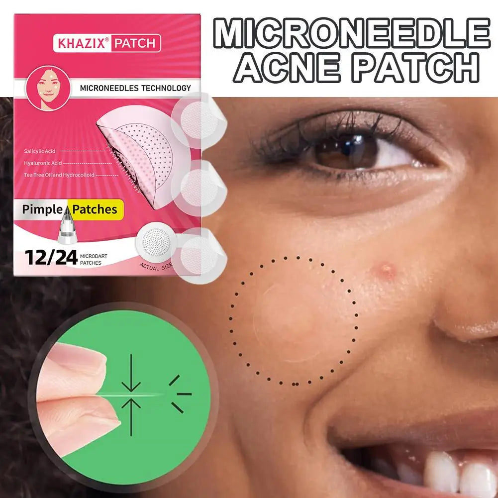 Microneedle Hydrocolloid Acne Patches – Invisible Overnight Spot Acne Patch Oasis Select