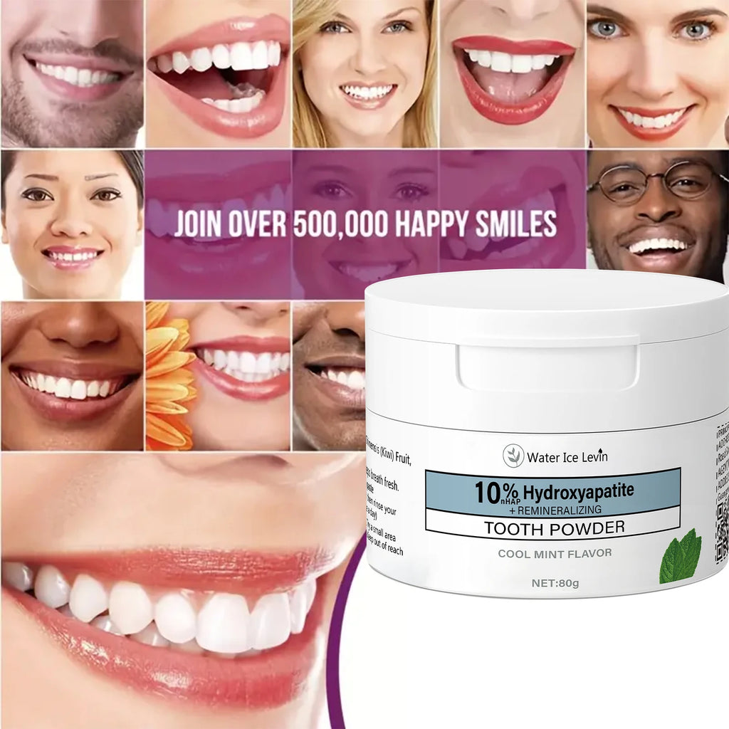 Charcoal & Hyaluronic Acid Tooth Powder – Cool Mint 80g Charcoal Tooth Powder Oasis Select