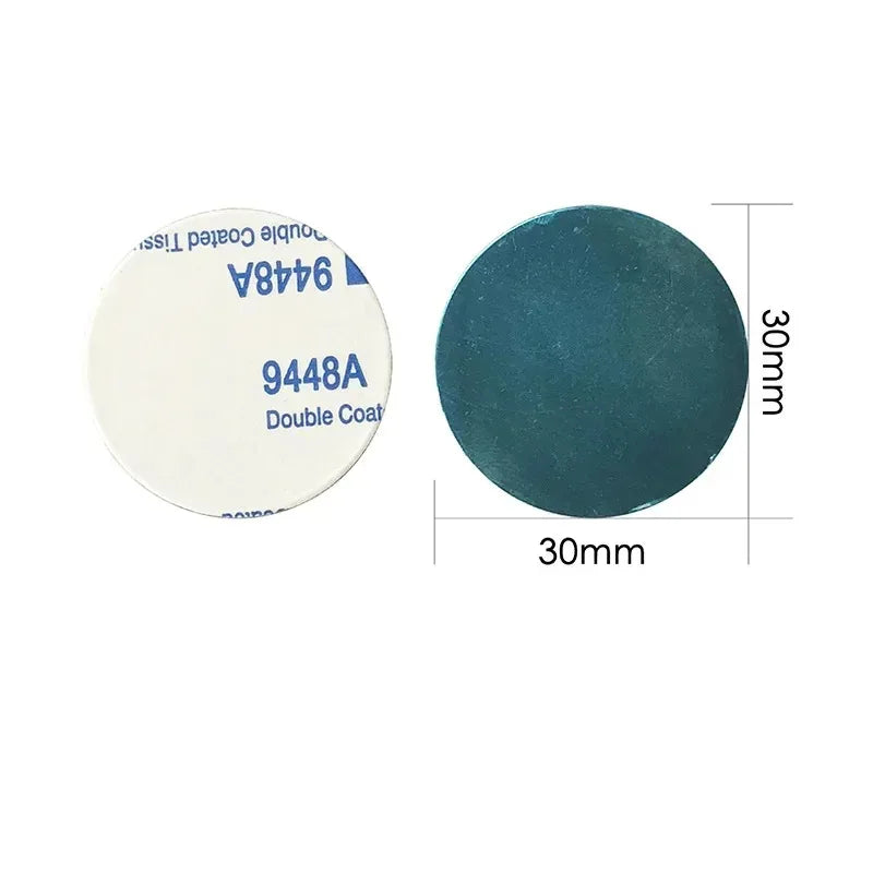 1-20pcs 30x0.3mm Sticker Metal Plate Disk Iron Sheet for Magnet Mobile Phone Holder For Magnetic Car Phone Stand holders Oasis Select