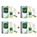 Oxalic Acid Cleaner 100ml Bathroom & Kitchen Stain Remover with Sponge & Gloves for Toilet, Tile & Grout Deep Cleaning Spray Oasis Select 4 Set