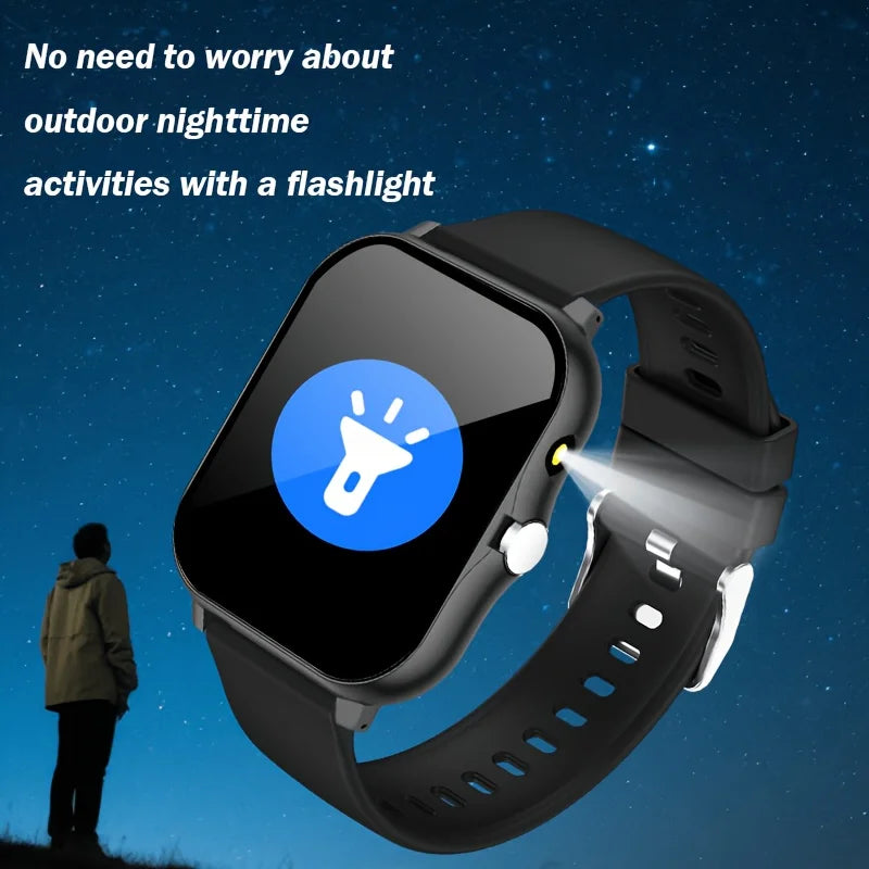 ERUN Smartwatch Fitness Tracker – Pedometer, Flashlight & Alexa