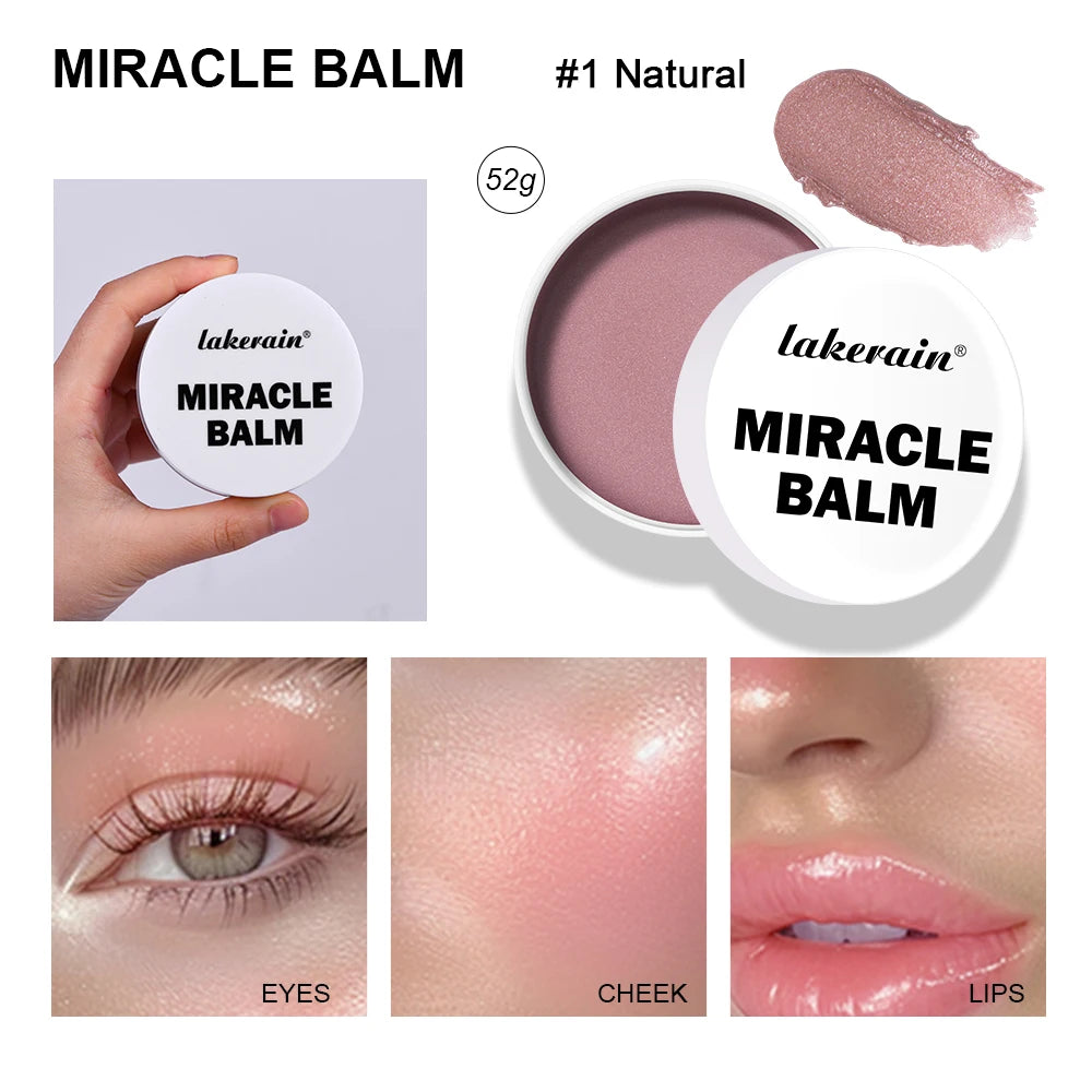 Miracle Multi Glow Balm – Cream Blush & Radiant Face Tint Cream Blush Balm Oasis Select 1Natural