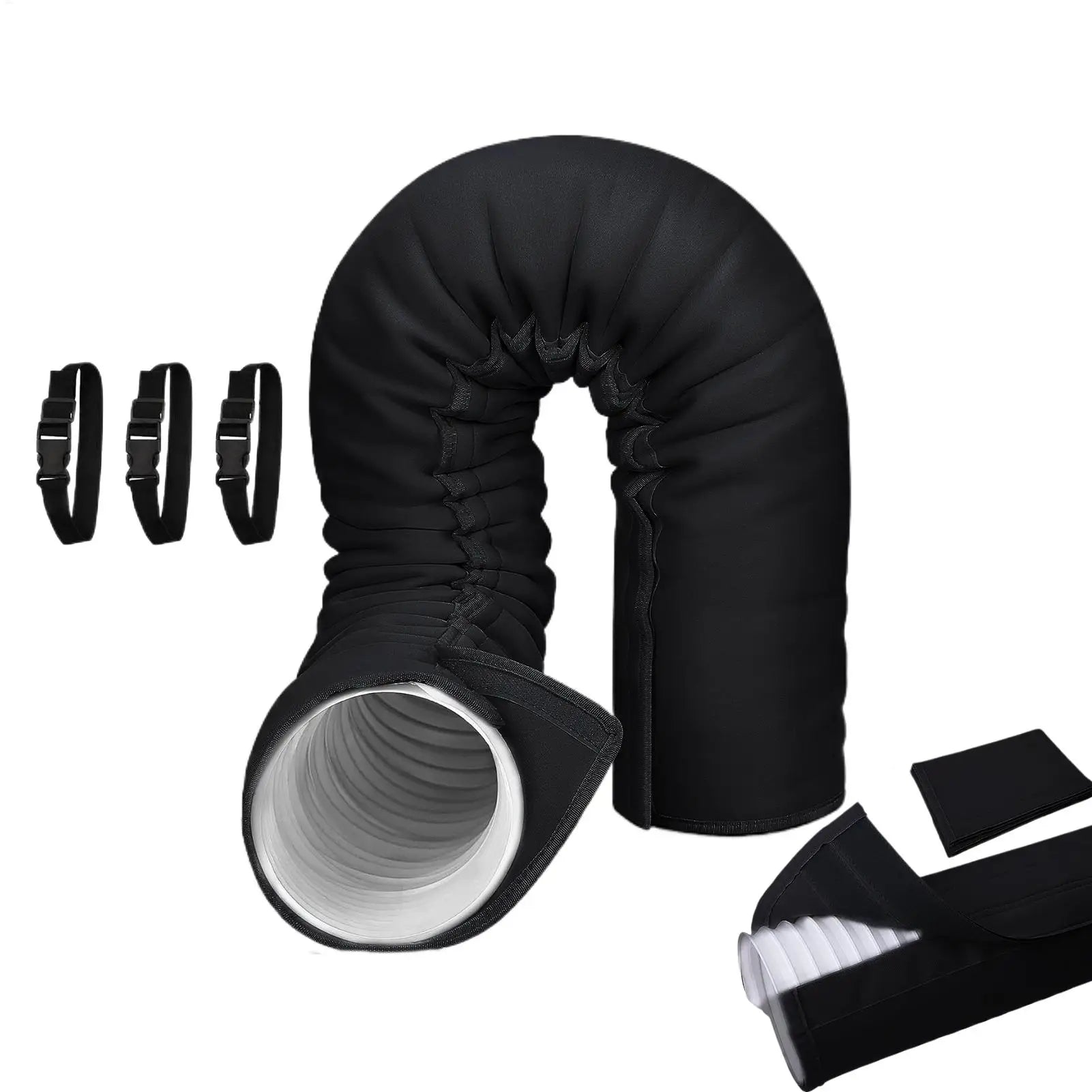 Air Conditioner Hose Cover Insulated Dustproof Protective Portable Ac Exhaust Hose Insulation for Cooling Maintenance Protection Oasis Select