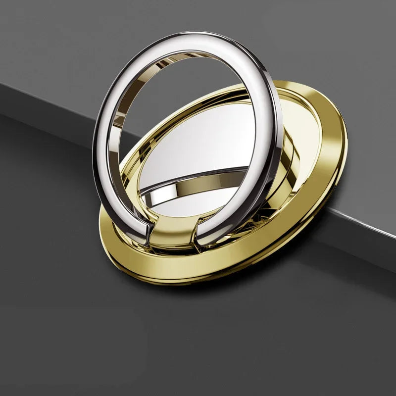 1/2/3pcs Luxury Finger Ring Holder Stand Grip 360 Rotating For Mobile Phone Car Magnetic Mount Phone Back Sticker Pad Unniversal Oasis Select A gold