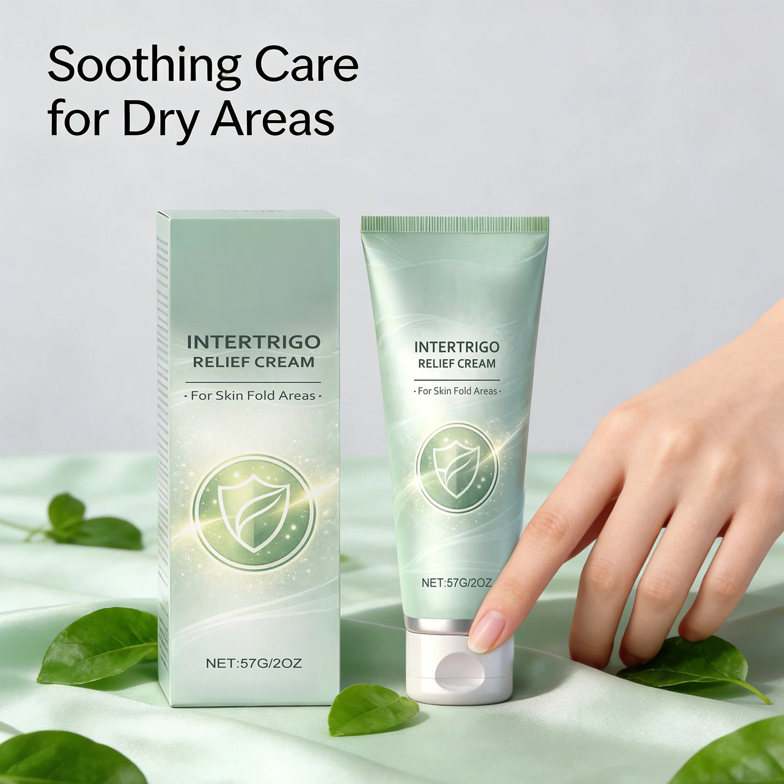 Intertrigo Relief Cream for Body Redness Relief Skin Fold Areas Light Breathable Long Lasting Hydrating Brighten Body Skin Care Oasis Select