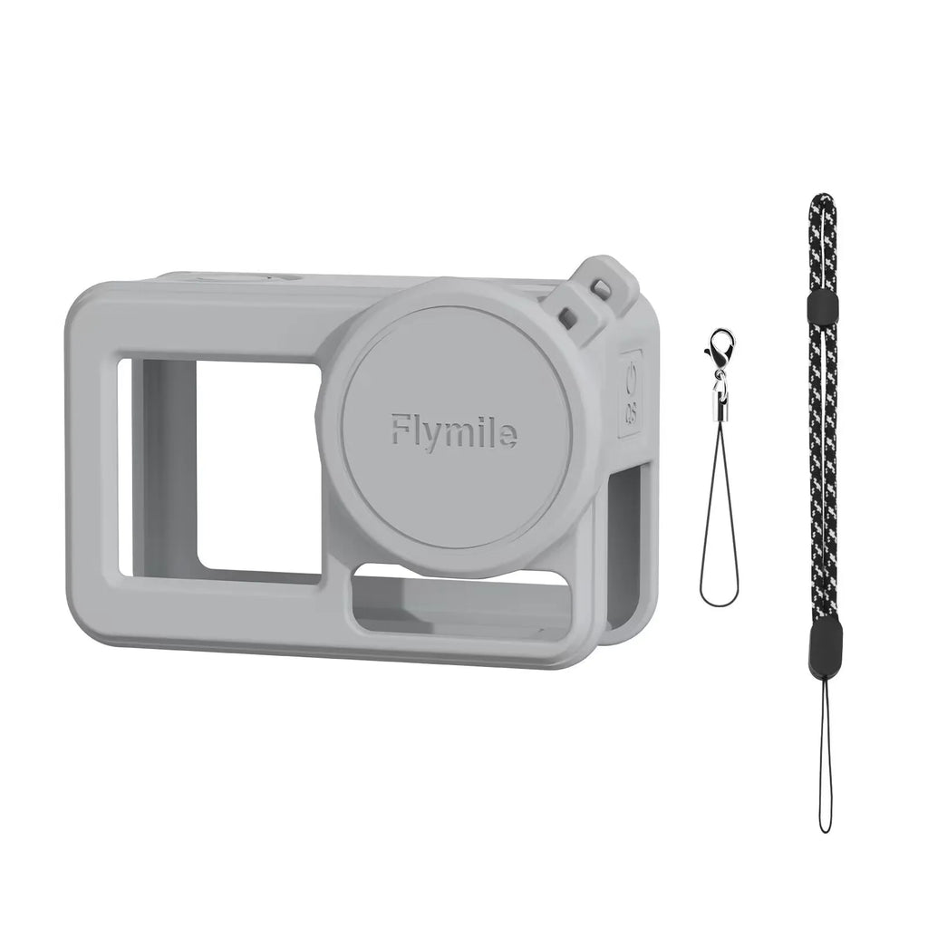 Silicone Case & Lens Cap for DJI Action 5 Pro / 4 / 3