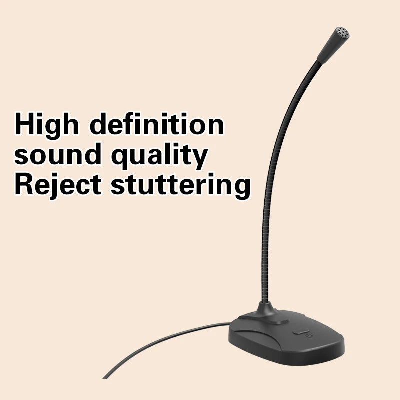New 3.5MM Jack USB Computer Microphone Hi-fi For High Fidelity Video Conference Speech Vlog Noise Cancelling Mic Professiona Oasis Select