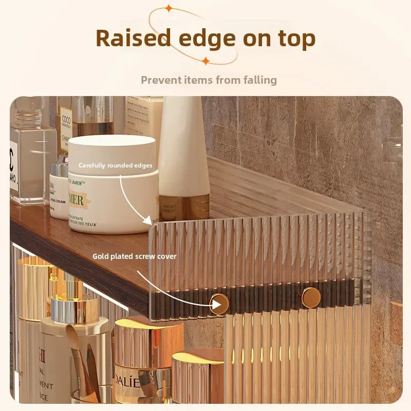 Multi-functional Desktop Shelf Household Cosmetics Storage Rack Acrylic Storage Rack sturdy and durable Oasis Select
