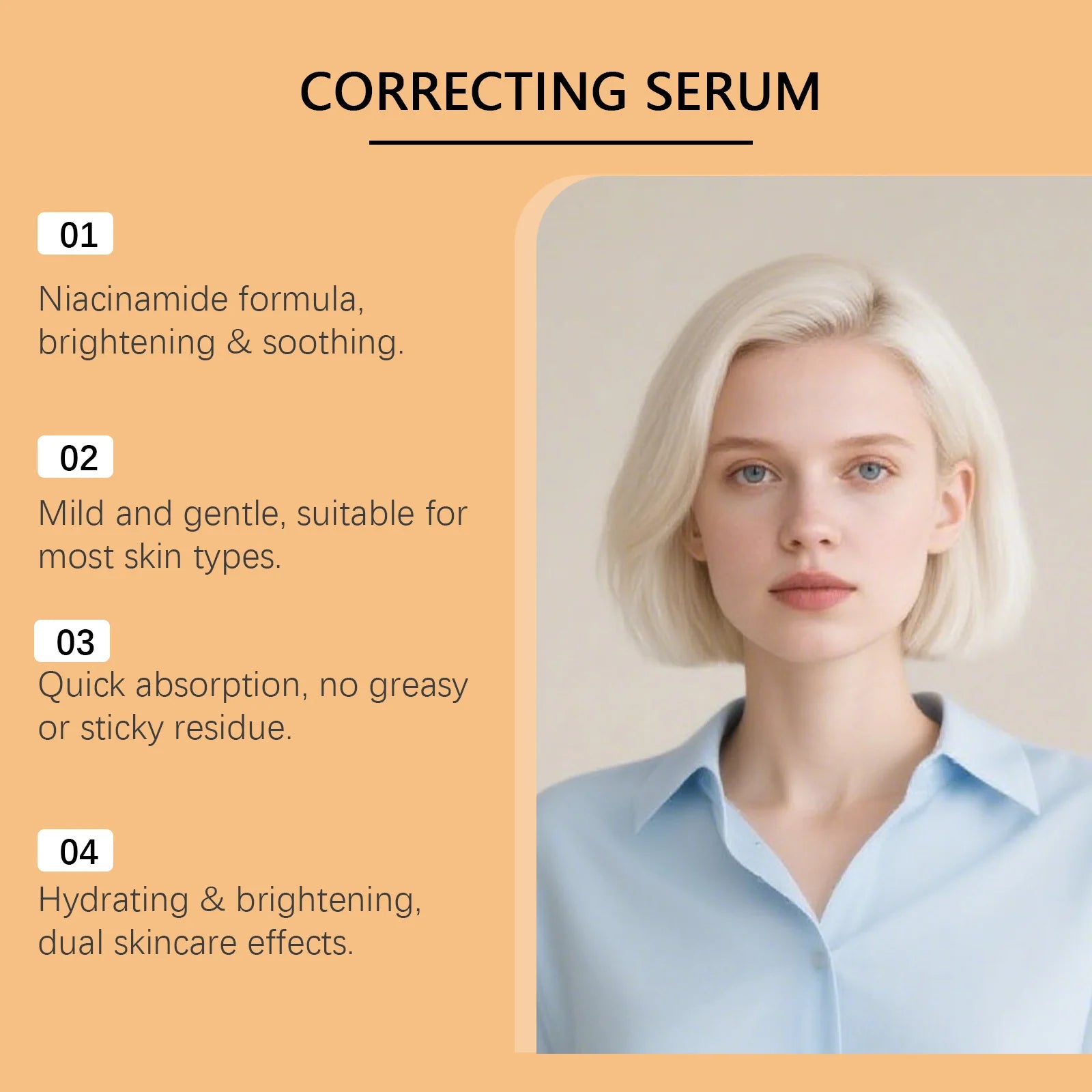 Niacinamide Facial Serum – Firming, Brightening & Hydrating Face Serum Oasis Select