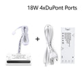 LED Supply Converter DC12V Lighting Drivers Transformer with 4-10PCS Dupont Ports,Door Double Side Proximity Sensing Swtich Oasis Select 18W-4 DuPont Ports US Plug