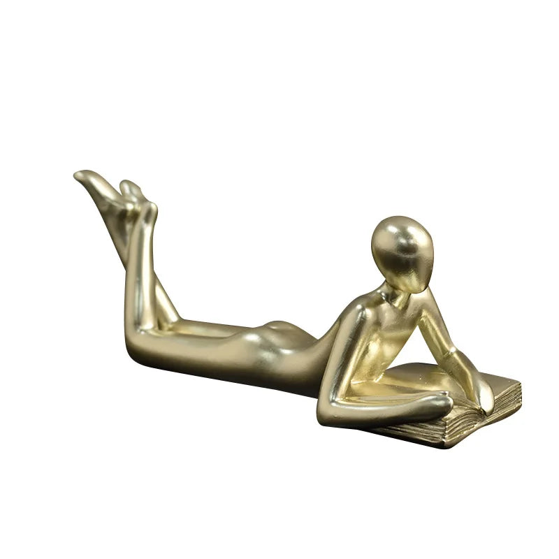 The New Creative Thinker Reads The Decoration Piece Modern Simple Home Living Room Abstract Decoration Gift Oasis Select