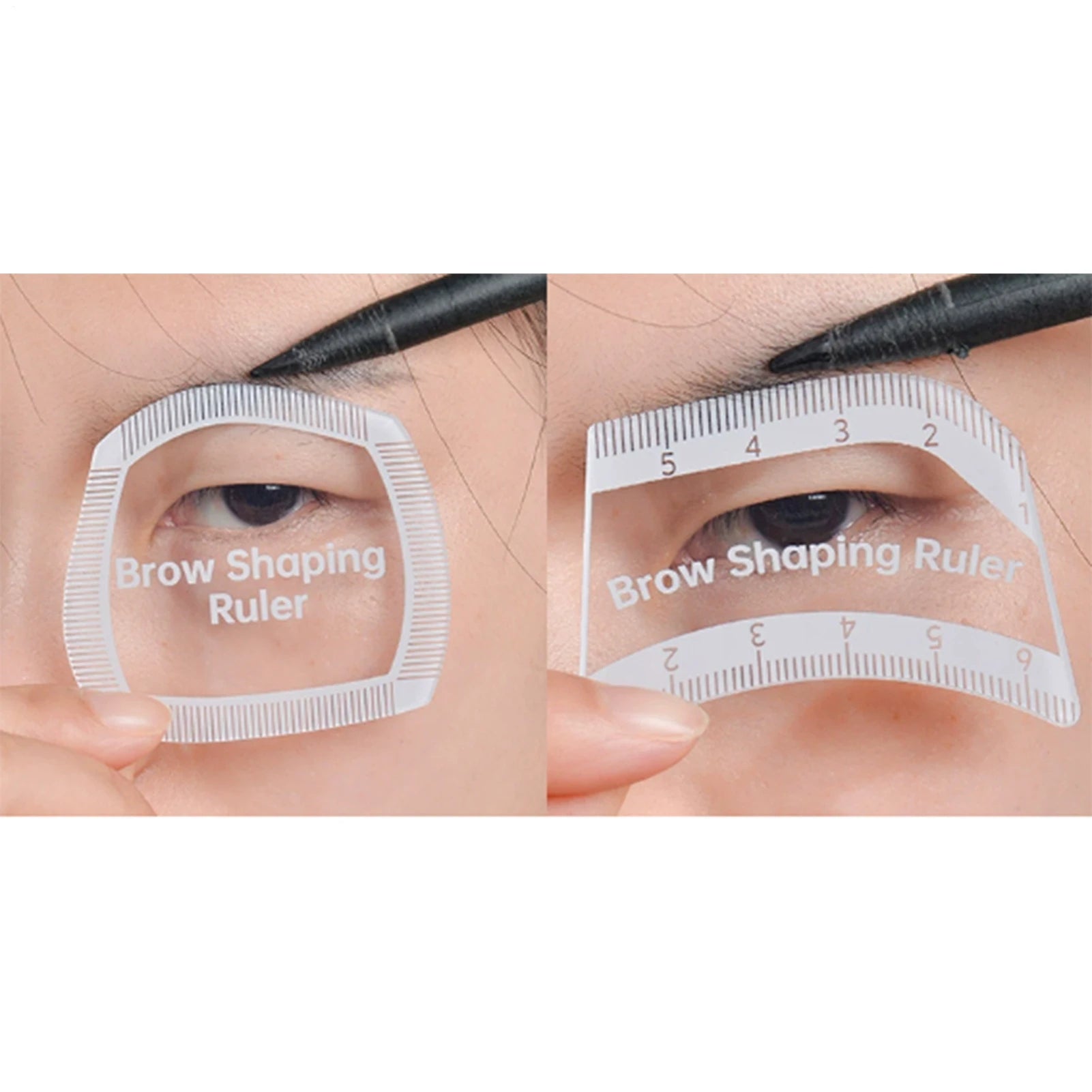 1PC Brow Mapping Ruler Eyebrow Shaping Ruler 1 Minute Fast Drawing Design Brow Easy Tool Microblading Permanent Mekeup Stencils Oasis Select