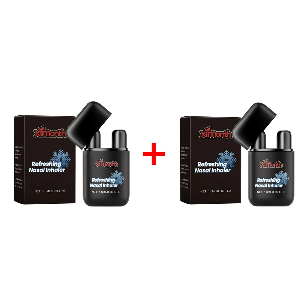 Nasal Inhaler Wake Up Stick Brain Avoid Sleepiness Relieve Breathing Fatigue Discomfort Restore Clear Mind Herbal Body Care Oasis Select 1.8ml Boxed X 2PCS