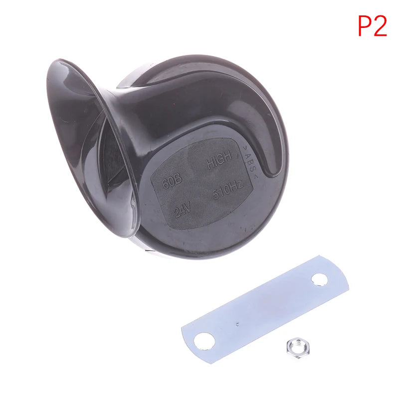 1Pack 300DB Piercing Noise Train Horn for 12V/24V Power Resources Car-Boat Bikes Heavy-Duty Horn Speaker Auto Sound Indicator Oasis Select 24V