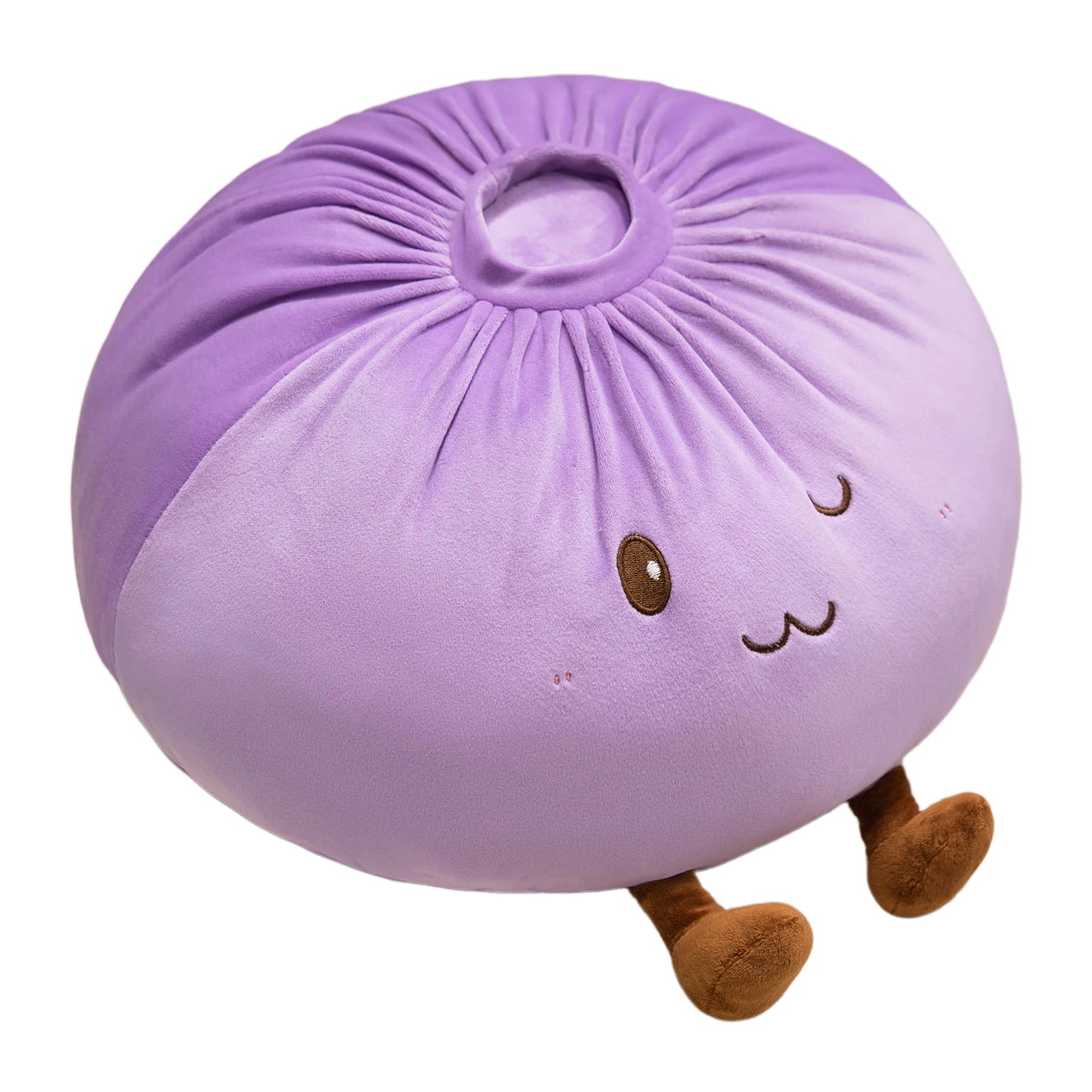 Cute Dumpling Plush Pillow – Soft Steamed Bun Stuffed Toy
