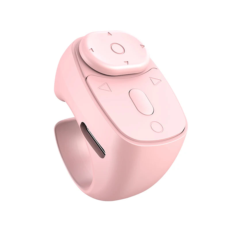 Bluetooth Ring Remote – Page Turner, Camera & Selfie Control