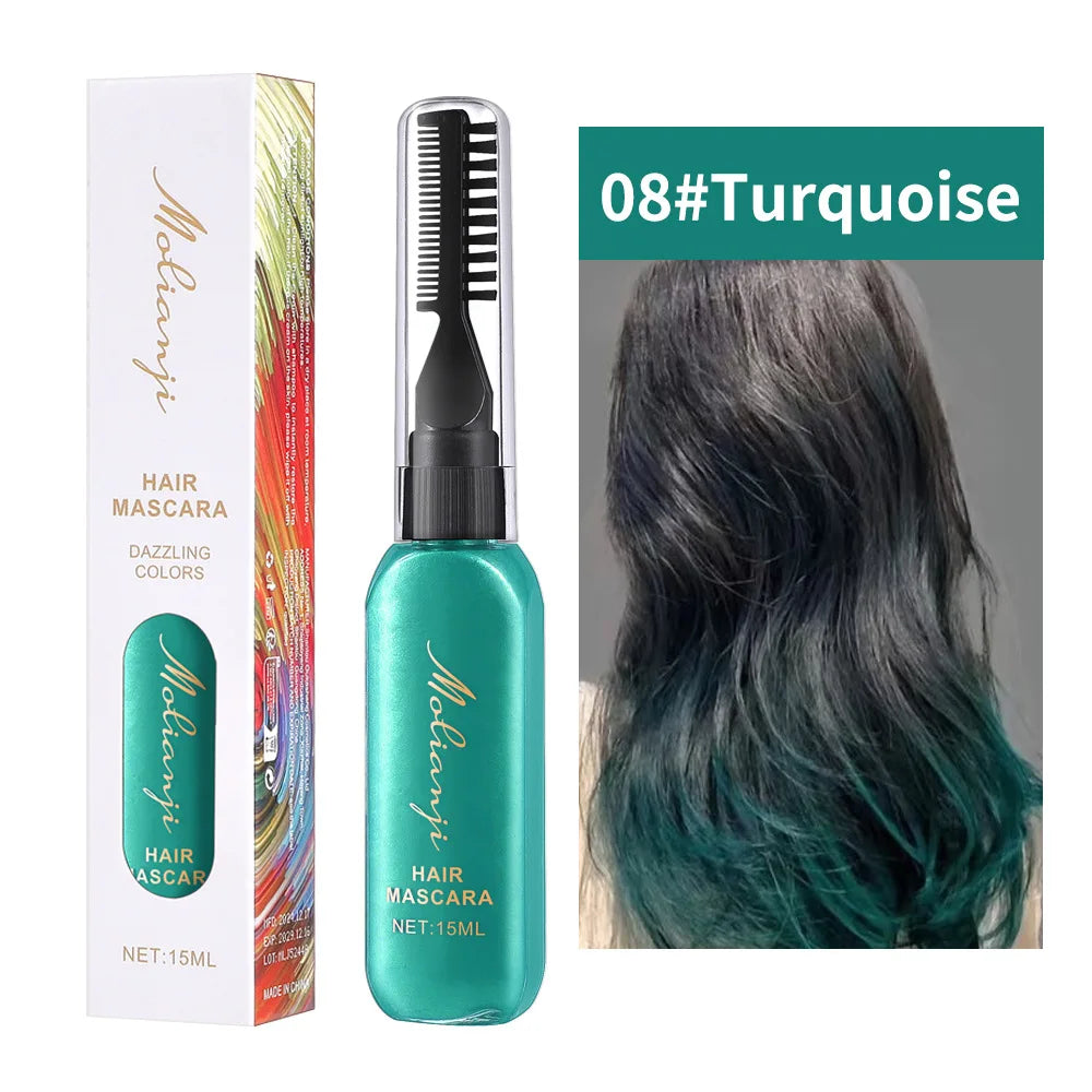 Multi-Color Hair & Eyelash Dye – Long-Lasting Trendy Shades Hair Color Dye Oasis Select 08 Turquoise