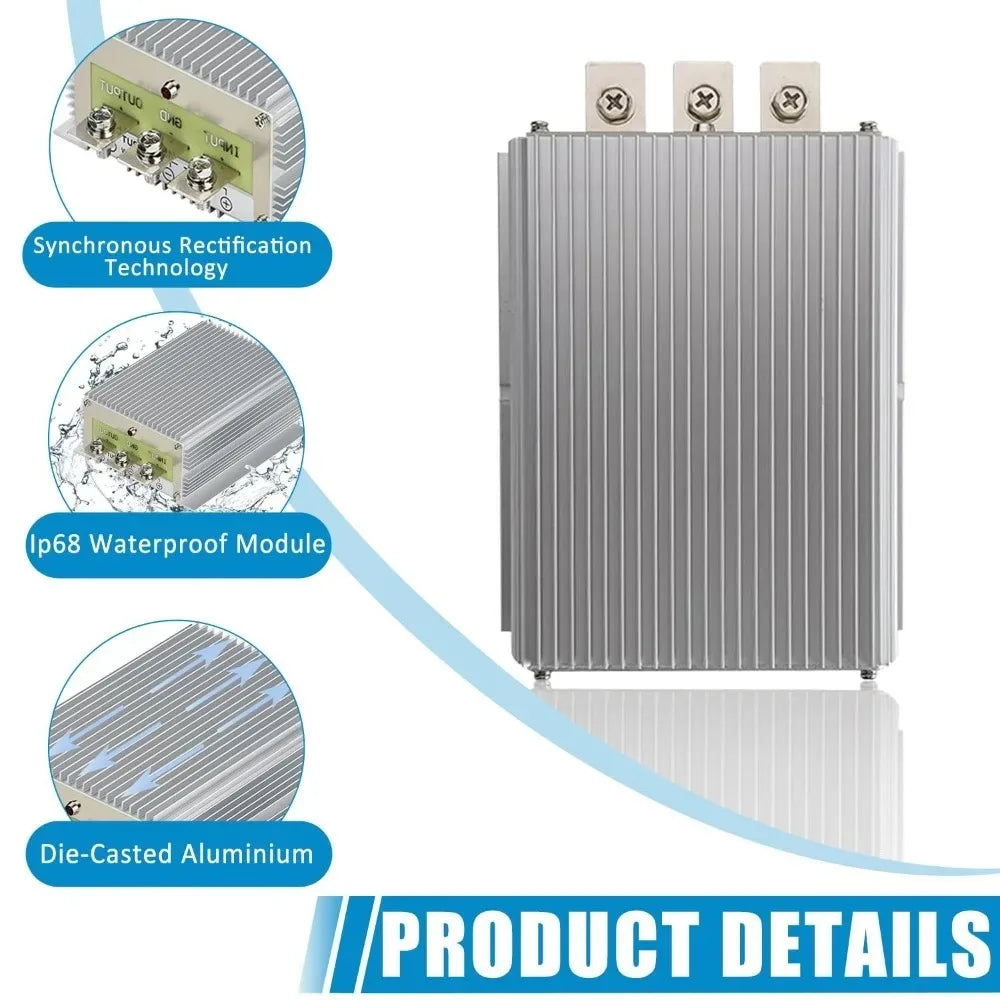 48v to 12v 60A Reducer Power Input 720W Voltage Regulator Input Current Converter Voltage Converter Oasis Select